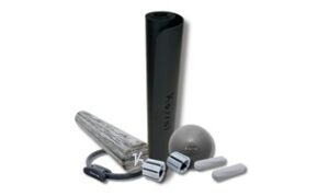 כבל עיסוי רוטט ומכשיר לריפוי בגוף כולל כדור וגומיות.